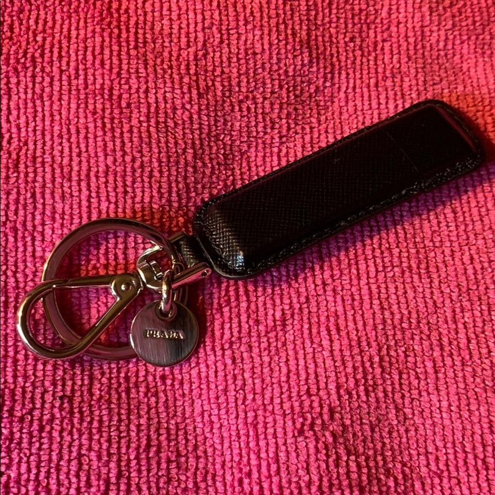 Authentic Prada keychain with flash drive